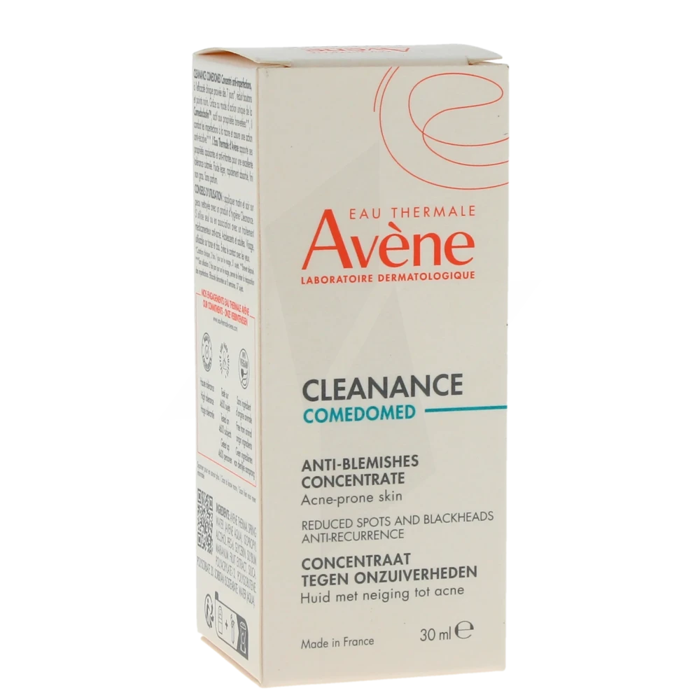 Avène Eau Thermale Cleanance Comedomed Concentré Anti-imperfections Flacon Airless De 30 Ml