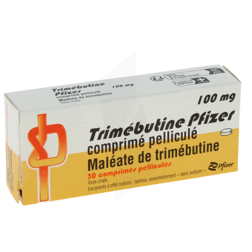 Trimebutine Pfizer 100 Mg, Comprimé Pelliculé