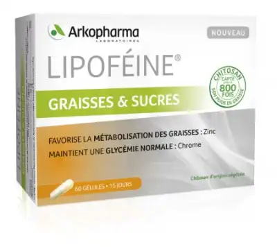 Lipofeine Graisse Et Sucres Gélules B/60 à STRASBOURG