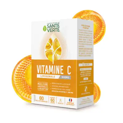 Santé Verte Vitamine C Liposomale Gélules B/60 à SAINT-CYR-SUR-MER