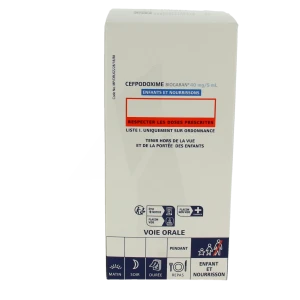 Cefpodoxime Biogaran Enfants Et Nourrissons 40 Mg/5 Ml, Poudre Pour Suspension Buvable
