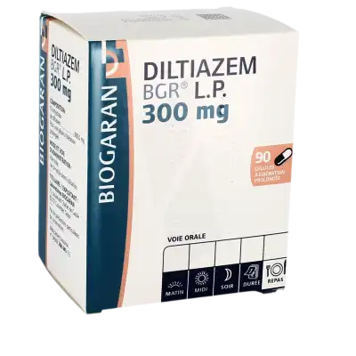 Diltiazem Bgr Lp 300 Mg, Gélule à Libération Prolongée à Ris-Orangis