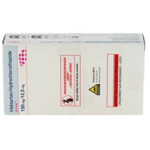 Irbesartan/hydrochlorothiazide Arrow 150 Mg/12,5 Mg, Comprimé Pelliculé