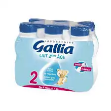 Gallia Calisma 2 Lait Liquide 4x500ml à Bordeaux