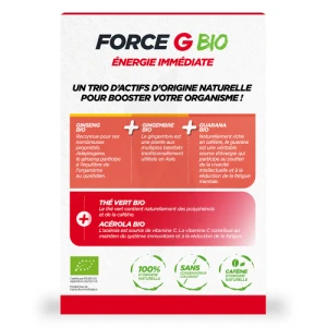 Nutrisanté Force G Booster Shot Bio Solution Buvable 20 Ampoules/10ml