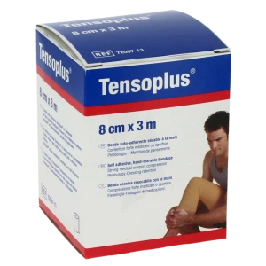 Tensoplus Bande Cohésive Blanc 8cmx3m