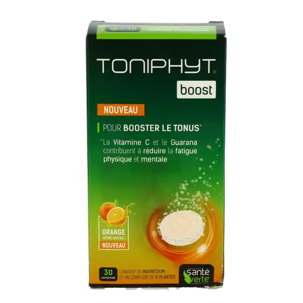 Santé Verte Toniphyt Boost Comprimés Effervescents Orange B/30