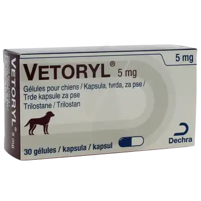 VETORYL 5 MG GELULES POUR CHIENS, Gélule