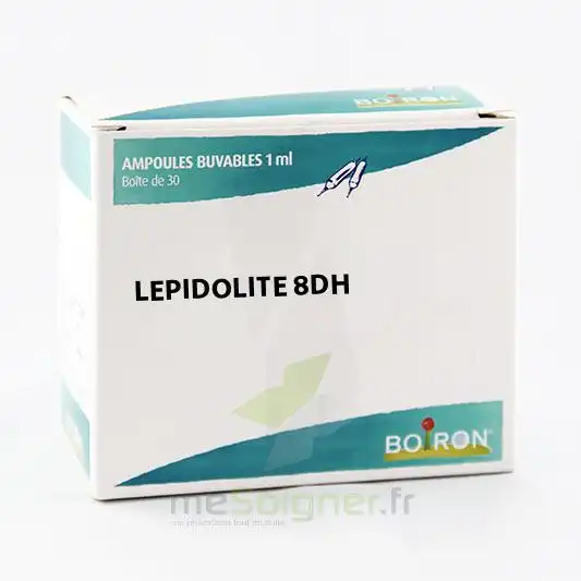 Boiron Lepidolite 8dh Solution Buvable En Ampoules Boîte De 30 Ampoules