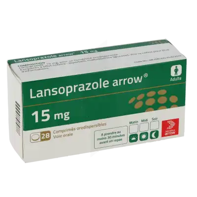 Lansoprazole Arrow 15 Mg, Comprimé Orodispersible à Casteljaloux
