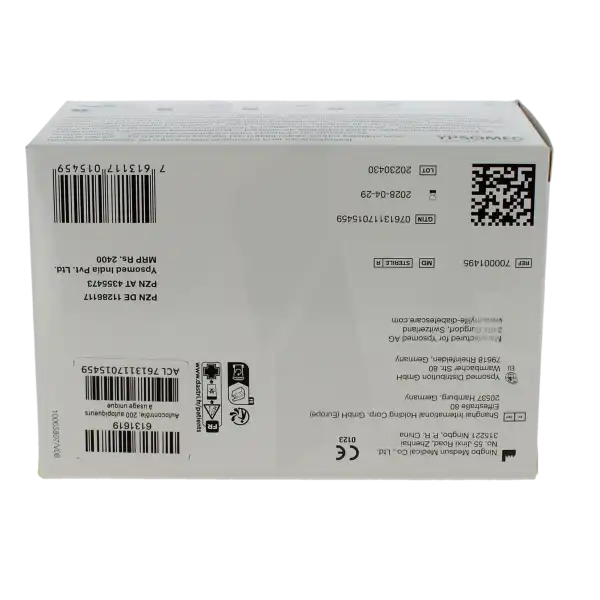 Mylife Safetylancets Auto-piqueur à Usage Unique Confort B/200