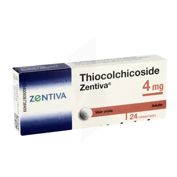 Thiocolchicoside Zentiva 4 Mg, Comprimé