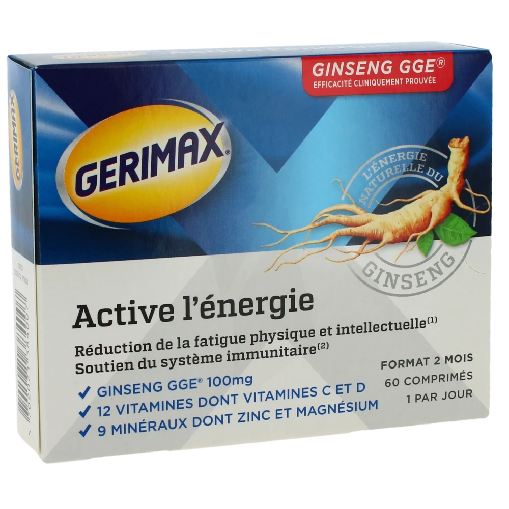 Gerimax Active L'energie Comprimé B/60