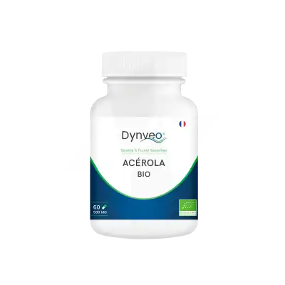Dynveo ACEROLA Bio pur 34% vitamine C 500mg 60 gélules