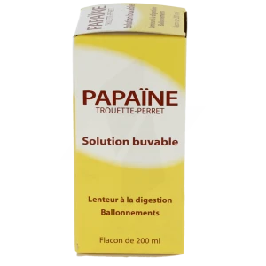 Papaine Trouette Perret S Buv Digestion Ballonnements Fl/200ml