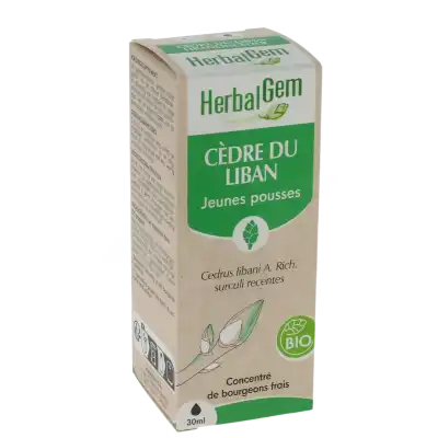 Herbalgem Cèdre Macérat Bio Fl Cpte-gttes/30ml à Saint-Gervais-la-Forêt