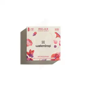 Waterdrop Microdrink Relax Cube B/12 à LE PIAN MEDOC