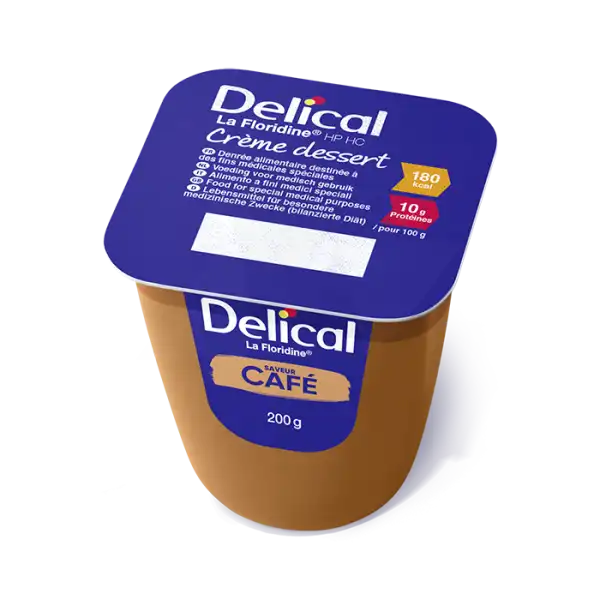 Delical Crème La Floridine Hp Hc Nutriment Café 4pots/125g