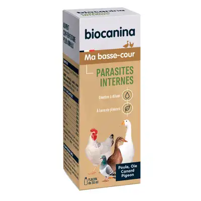 Biocanina Ma Basse-cour Solution buvable en gouttes Parasites Internes Fl/30ml