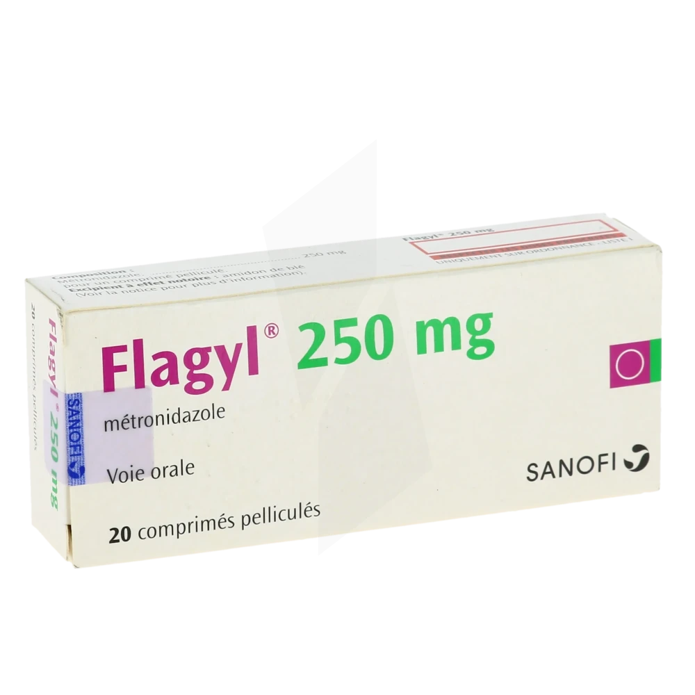 Flagyl 250 Mg, Comprimé Pelliculé