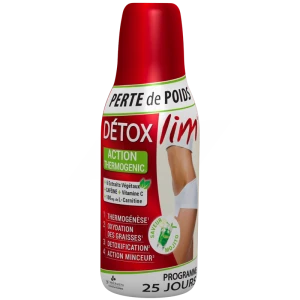 Detoxlim Solution Buvable Perte De Poids Fl/500ml