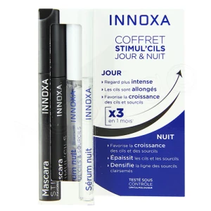 Innoxa Haute Tolerance Coffret Stimul'cils Jour/nuit Brun