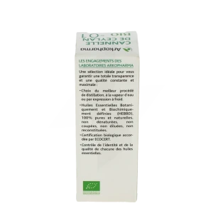 Arkopharma Huile Essentielle Bio N°1 Cannelle De Ceylan Fl/5ml