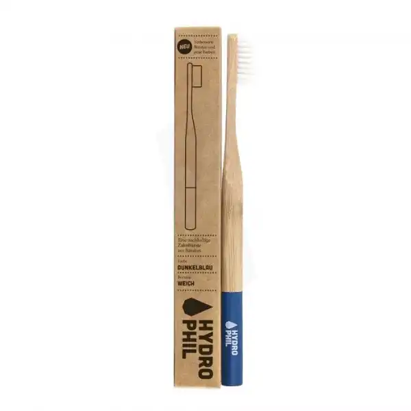 Lamazuna Hydrophil Brosse à Dents En Bambou Bleu Souple Pour Enfant 14g