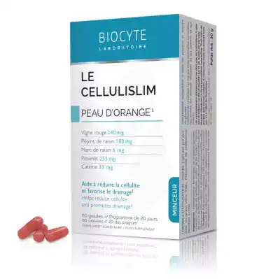 Biocyte Le Cellulislim 60 Gelules à Bordeaux