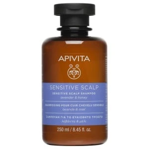 Apivita - Holistic Hair Care Shampoing Pour Cuir Chevelu Sensible Avec Lavande & Miel 250ml