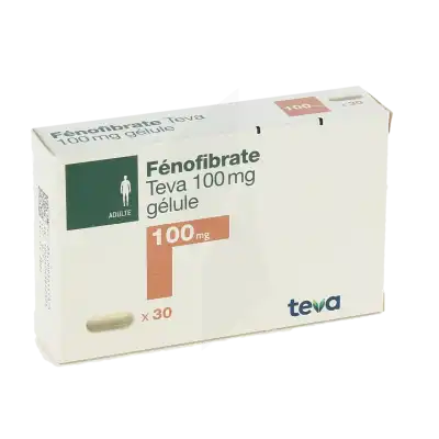 Fenofibrate Teva 100 Mg, Gélule à LIVRON-SUR-DROME