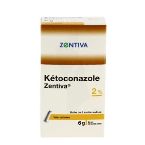 Ketoconazole Zentiva 2 %, Gel En Sachet-dose