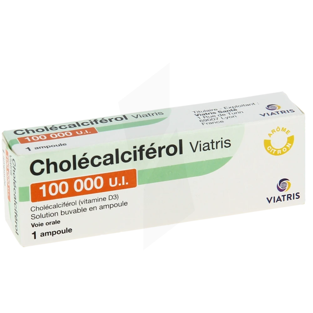 Cholecalciferol Viatris 100 000 Ui, Solution Buvable En Ampoule