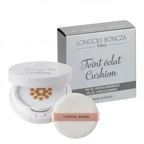 Longcils Boncza Fd Teint Poudre Cushion Éclat Beige Naturel 15g