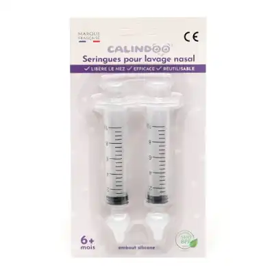 Calindoo Seringue Lavage Nasal B/2 à COLLONGES-SOUS-SALEVE