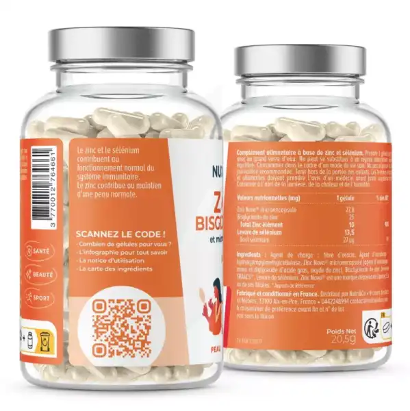 Nutri&co Zinc Bisglycinate Gélules B/60