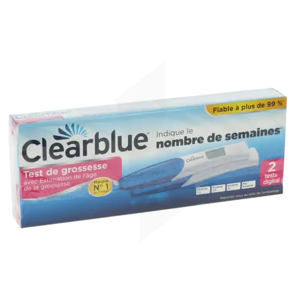 Clearblue Test De Grossesse Digital Eag B/2