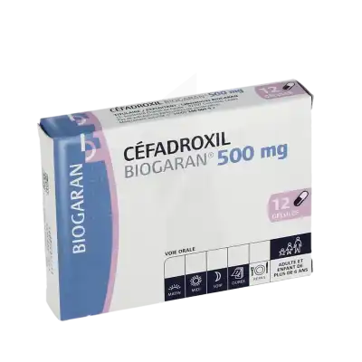 Cefadroxil Biogaran 500 Mg, Gélule à LIEUSAINT