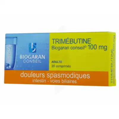 Trimebutine Biogaran Conseil 100 Mg, Comprimé à Paris