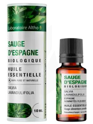 Laboratoire Altho Huile Essentielle Sauge D'espagne Bio 10ml à Espaly-Saint-Marcel