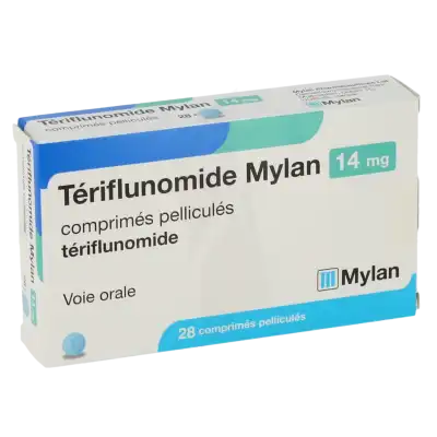 Teriflunomide Mylan 14 Mg, Comprimé Pelliculé à Courbevoie