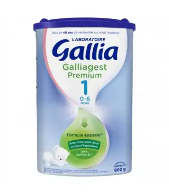 Gallia Galliagest Premium 1 Lait En Poudre B/800g à Paris