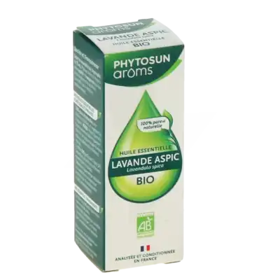 Phytosun Aroms Huile Essentielle Bio Lavande Aspic Fl/10ml à MARIGNANE