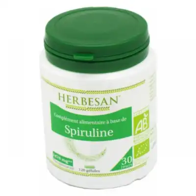 Super Diet Herbesan Spiruline Ecocert 120 Gélules à Ronchin