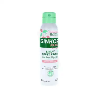 GINKOR FRAIS Spray effet froid jambes légères Fl/125ml