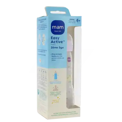 Mam Easy Active Biberon Tétine Débit X Décoré Lilas 330 Ml à TOULOUSE
