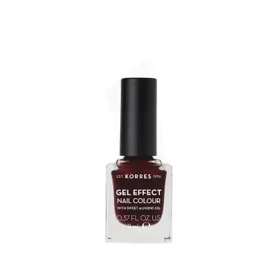 Korres Huile D'amande Douce Vernis à Ongles N°57 Burgundy Red 11ml à TOULON