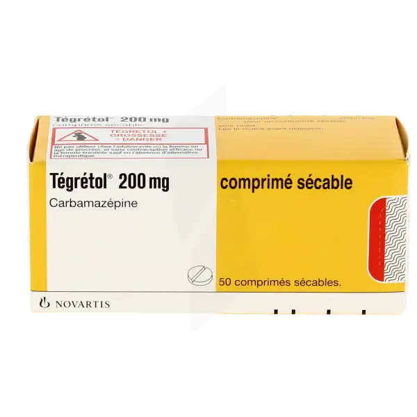 Tegretol 200 Mg, Comprimé Sécable