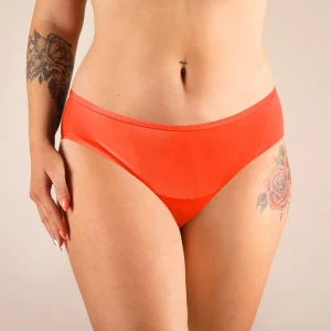 Maillot De Bain Menstruel Ados Nora Orange Xs (12-14 Ans)