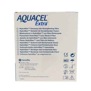 Aquacel Extra Pans Hydrofiber StÉrile 12.5x12.5cm B/10